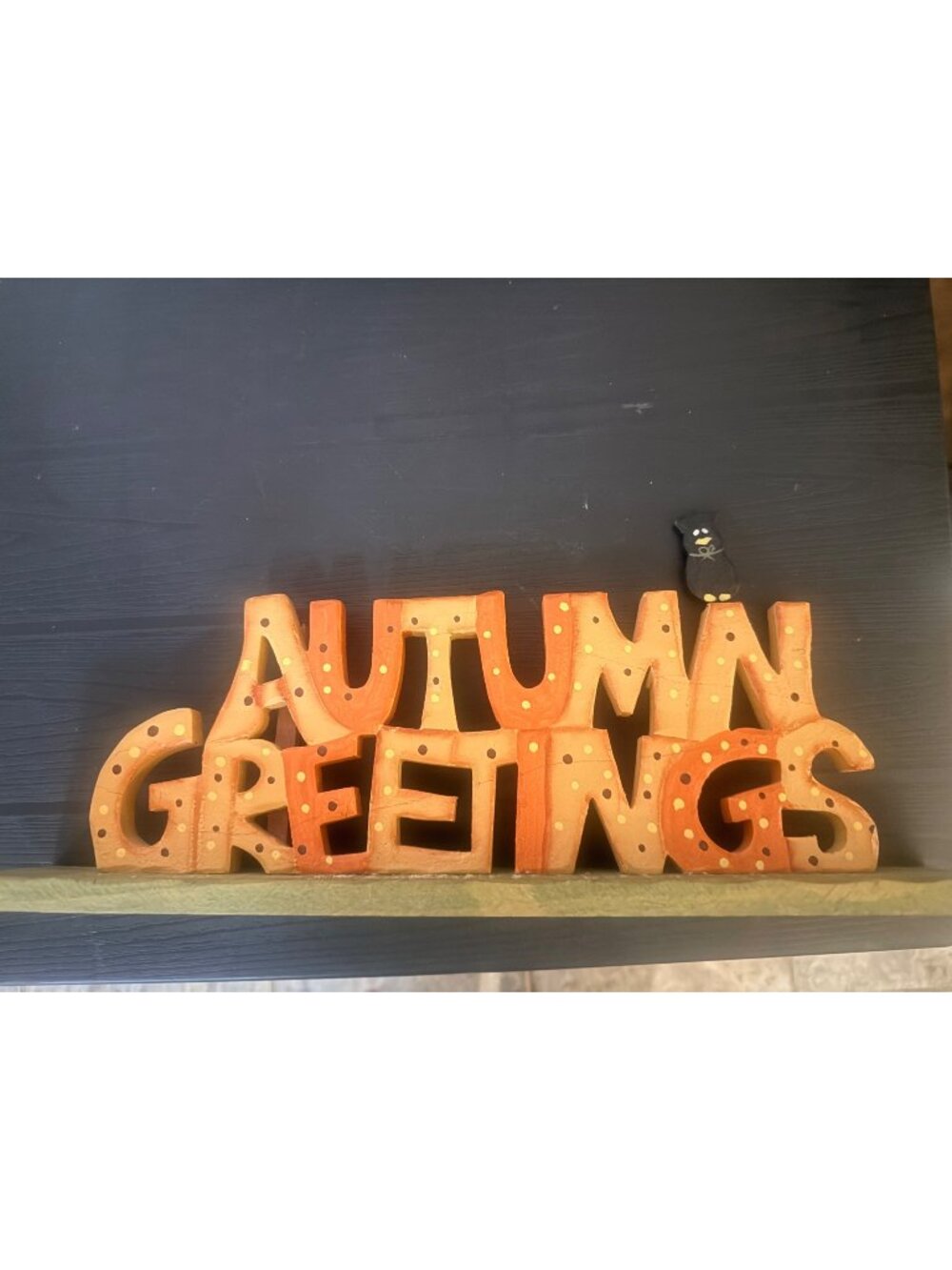 Autumn Greeting 15.5 x 3”